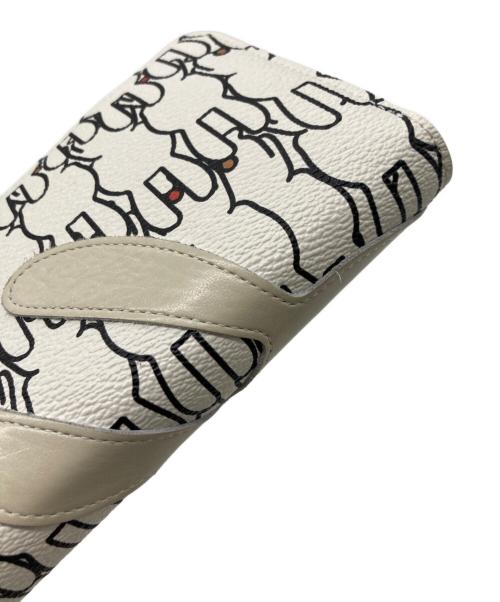 CUNE（キューン）CUNE (キューン) うさちゃんとねこちゃんロングウォレット ホワイトの古着・服飾アイテム