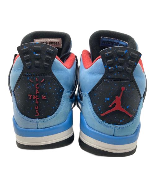 NIKE（ナイキ）NIKE (ナイキ) Air Jordan 4 Retro Cactus Jack ブルー×レッド サイズ:28.5cmの古着・服飾アイテム