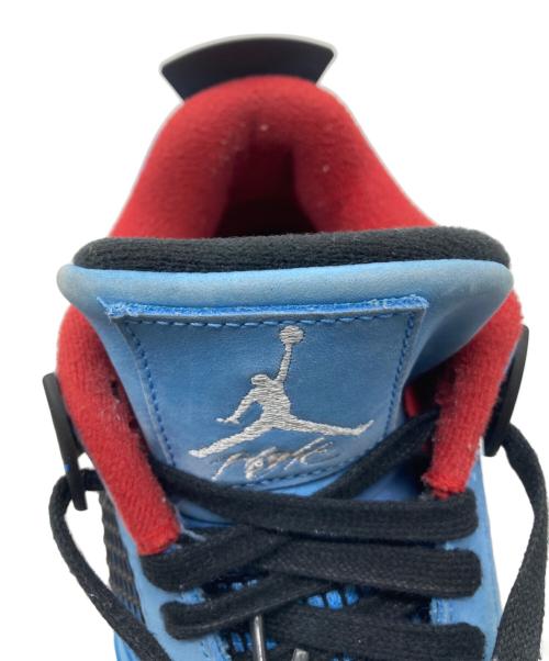 NIKE（ナイキ）NIKE (ナイキ) Air Jordan 4 Retro Cactus Jack ブルー×レッド サイズ:28.5cmの古着・服飾アイテム