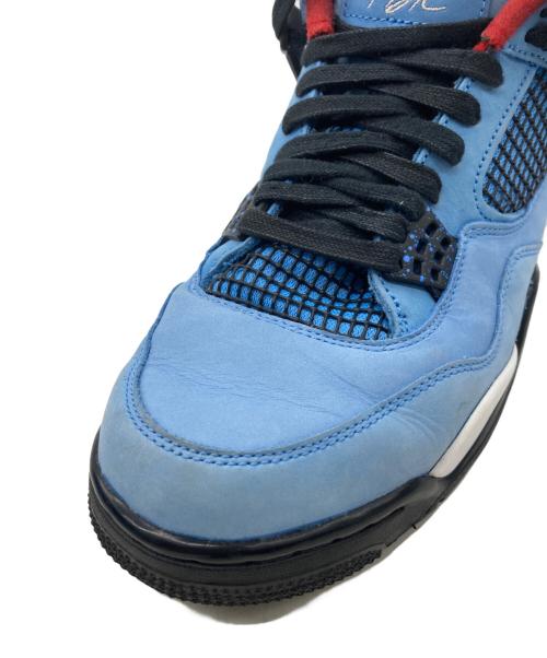 NIKE（ナイキ）NIKE (ナイキ) Air Jordan 4 Retro Cactus Jack ブルー×レッド サイズ:28.5cmの古着・服飾アイテム