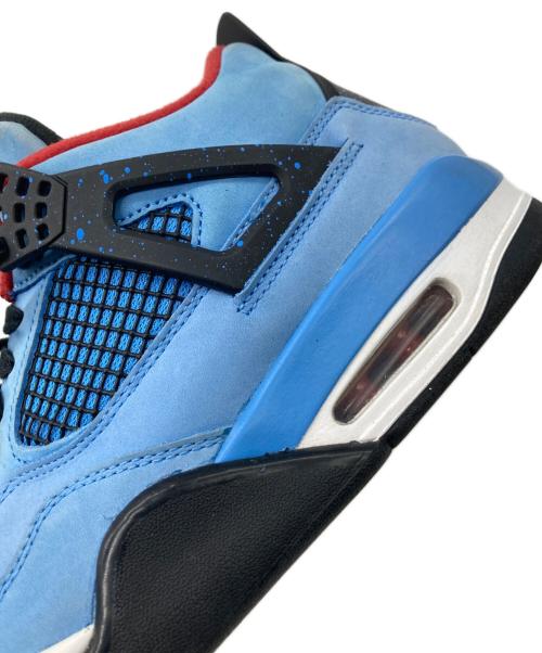 NIKE（ナイキ）NIKE (ナイキ) Air Jordan 4 Retro Cactus Jack ブルー×レッド サイズ:28.5cmの古着・服飾アイテム