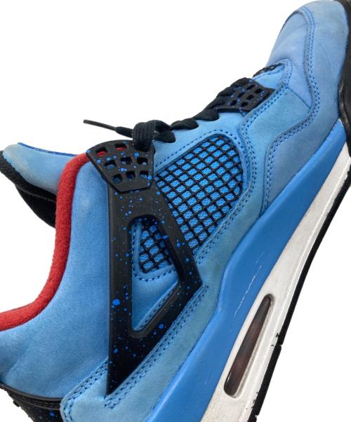 NIKE（ナイキ）NIKE (ナイキ) Air Jordan 4 Retro Cactus Jack ブルー×レッド サイズ:28.5cmの古着・服飾アイテム