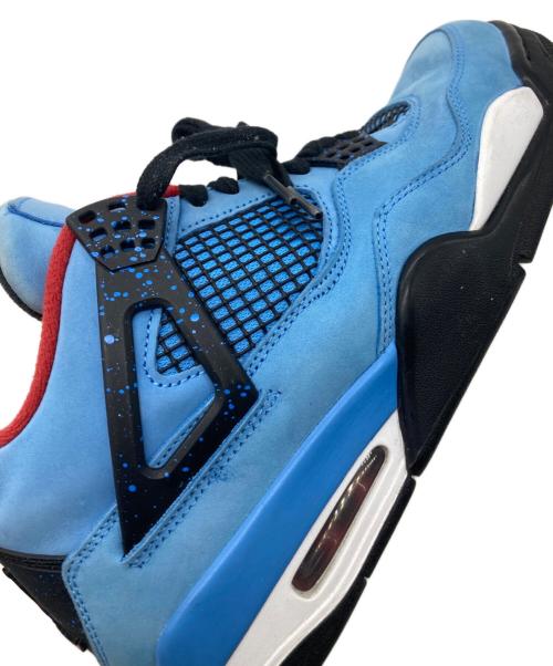 NIKE（ナイキ）NIKE (ナイキ) Air Jordan 4 Retro Cactus Jack ブルー×レッド サイズ:28.5cmの古着・服飾アイテム