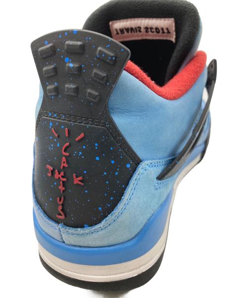 NIKE（ナイキ）NIKE (ナイキ) Air Jordan 4 Retro Cactus Jack ブルー×レッド サイズ:28.5cmの古着・服飾アイテム