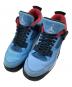 NIKE（ナイキ）の古着「Air Jordan 4 Retro Cactus Jack」｜ブルー×レッド