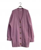 Plageプラージュ）の古着「Furカーディガン」｜ピンク