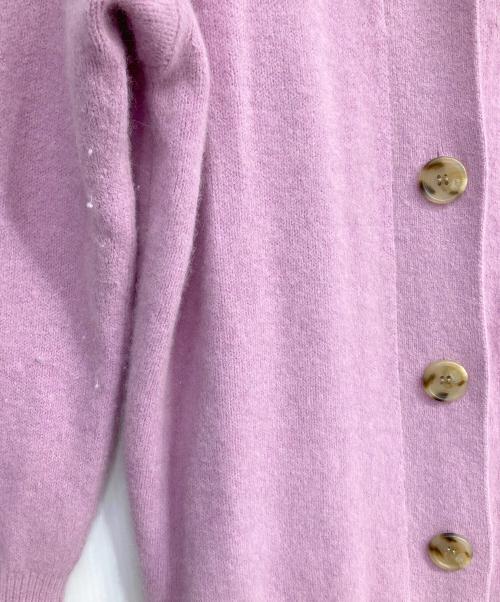 Plage（プラージュ）Plage (プラージュ) Furカーディガン ピンク サイズ:Freeの古着・服飾アイテム