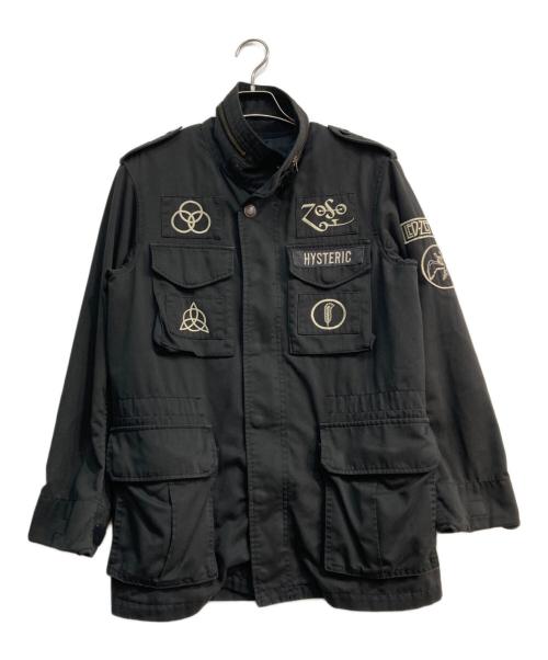 Hysteric Glamour（ヒステリックグラマー）Hysteric Glamour (ヒステリックグラマー) ライナー付きM65ジャケット　LED ZEPPELIN 　2AB-6300 ブラック サイズ:Freeの古着・服飾アイテム