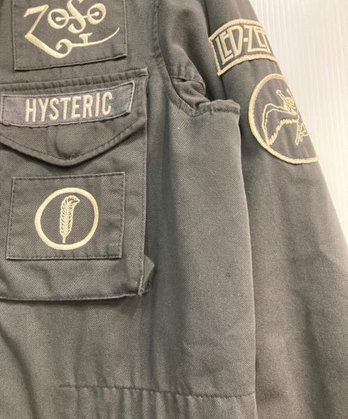 Hysteric Glamour（ヒステリックグラマー）Hysteric Glamour (ヒステリックグラマー) ライナー付きM65ジャケット　LED ZEPPELIN 　2AB-6300 ブラック サイズ:Freeの古着・服飾アイテム