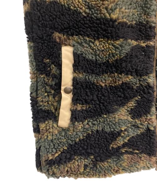 GAVIAL（ガヴィル）GAVIAL (ガヴィル) BOA VEST CAMO カーキ サイズ:Ｍの古着・服飾アイテム