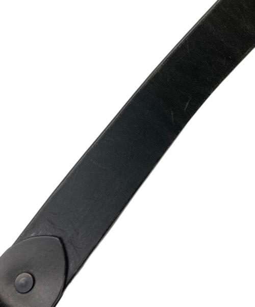 ISAMU KATAYAMA BACKLASH（イサムカタヤマ・バックラッシュ）ISAMU KATAYAMA BACKLASH (イサムカタヤマ・バックラッシュ) レザーベルト ブラックの古着・服飾アイテム