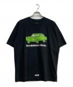 NEIGHBORHOODネイバーフッド）の古着「プリントTシャツ」｜ブラック