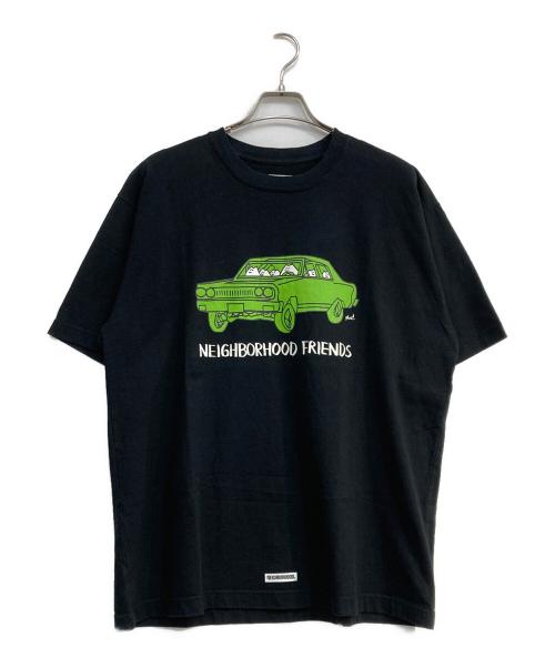 NEIGHBORHOOD（ネイバーフッド）NEIGHBORHOOD (ネイバーフッド) プリントTシャツ ブラック サイズ:Lの古着・服飾アイテム