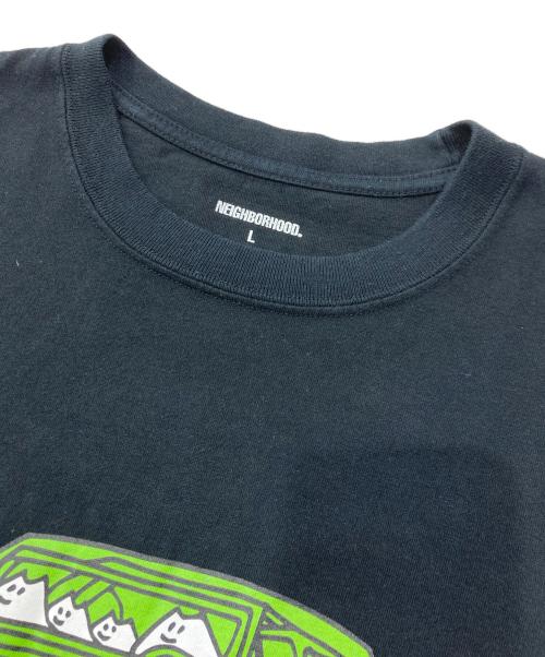 NEIGHBORHOOD（ネイバーフッド）NEIGHBORHOOD (ネイバーフッド) プリントTシャツ ブラック サイズ:Lの古着・服飾アイテム