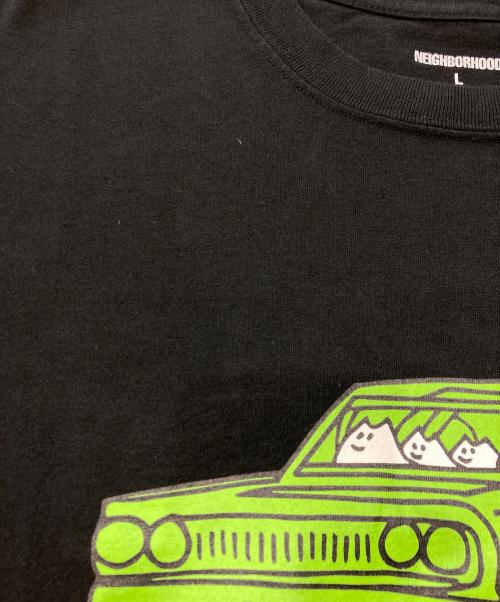 NEIGHBORHOOD（ネイバーフッド）NEIGHBORHOOD (ネイバーフッド) プリントTシャツ ブラック サイズ:Lの古着・服飾アイテム