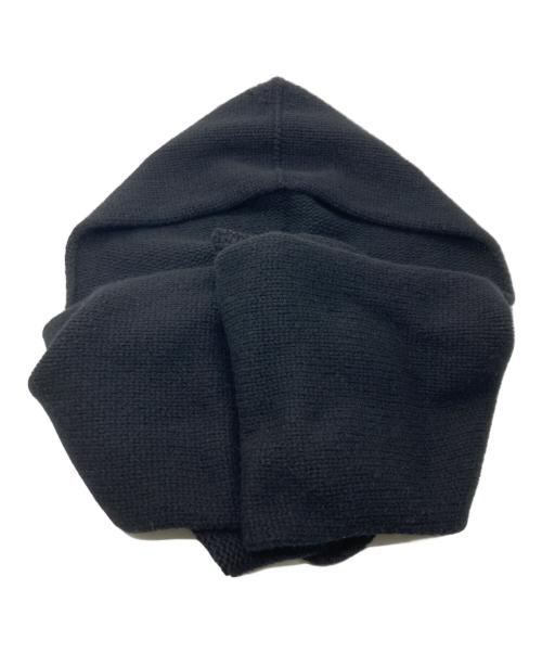 BRILL（ブリル）BRILL (ブリル) ウール カシミヤ フードストール ブラック サイズ:Freeの古着・服飾アイテム