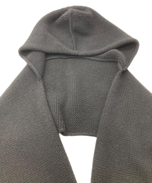 BRILL（ブリル）BRILL (ブリル) ウール カシミヤ フードストール ブラック サイズ:Freeの古着・服飾アイテム