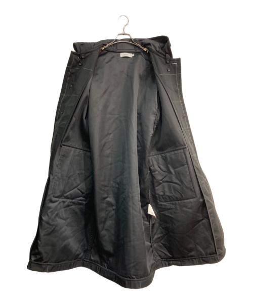 Graphpaper（グラフペーパー）Graphpaper (グラフペーパー) pane hooded coat　GM193-10054 ブラック サイズ:2の古着・服飾アイテム