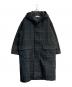 Graphpaper（グラフペーパー）の古着「pane hooded coat　GM193-10054」｜ブラック