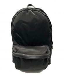 STANDARD SUPPLY（スタンダードサプライ）の古着「レザーボトム・デイパック」｜ブラック