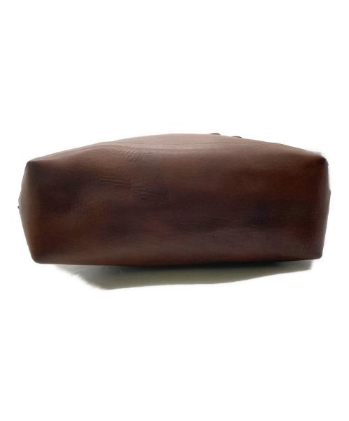 vasco（ヴァスコ）VASCO (ヴァスコ) LEATHER TRAVEL TOTE BAG ブラウンの古着・服飾アイテム