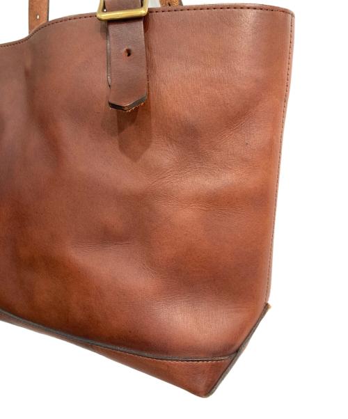 vasco（ヴァスコ）VASCO (ヴァスコ) LEATHER TRAVEL TOTE BAG ブラウンの古着・服飾アイテム