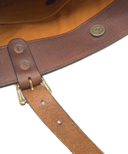 vasco（ヴァスコ）VASCO (ヴァスコ) LEATHER TRAVEL TOTE BAG ブラウンの古着・服飾アイテム