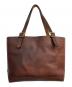 VASCO（ヴァスコ）の古着「LEATHER TRAVEL TOTE BAG」｜ブラウン