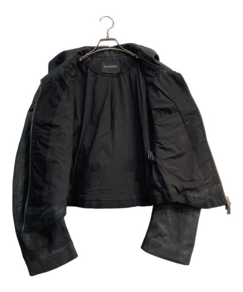 FLYERRER（フライアーラー）FLYERRER (フライアーラー) コーティングジャケット ブラック サイズ:Lの古着・服飾アイテム