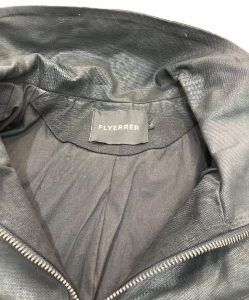 FLYERRER（フライアーラー）FLYERRER (フライアーラー) コーティングジャケット ブラック サイズ:Lの古着・服飾アイテム