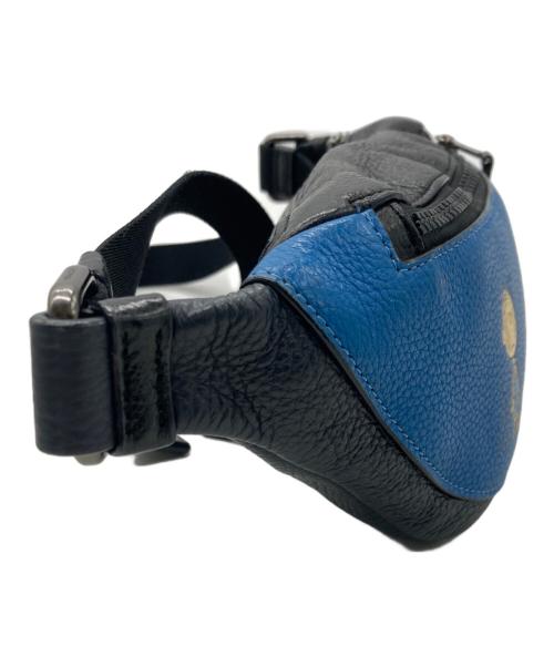 COACH（コーチ）COACH (コーチ) PEANUTS (ピーナッツ) レザーボディーバッグ ブルーの古着・服飾アイテム