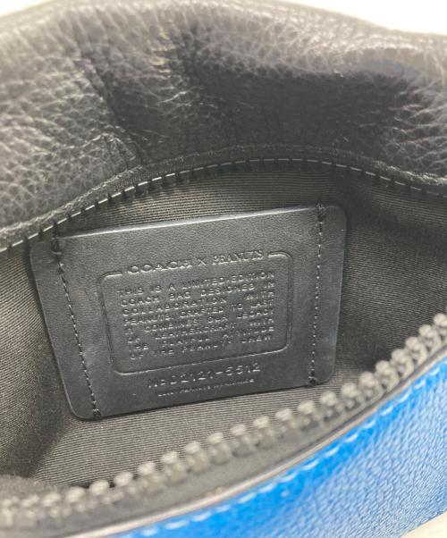 COACH（コーチ）COACH (コーチ) PEANUTS (ピーナッツ) レザーボディーバッグ ブルーの古着・服飾アイテム