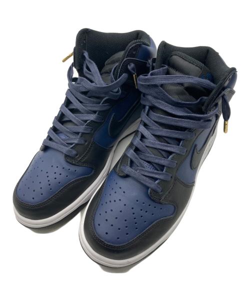 NIKE（ナイキ）NIKE (ナイキ) FRAGMENTS (フラグメント) DUNK HI / F ネイビー×ブラック サイズ:28cmの古着・服飾アイテム