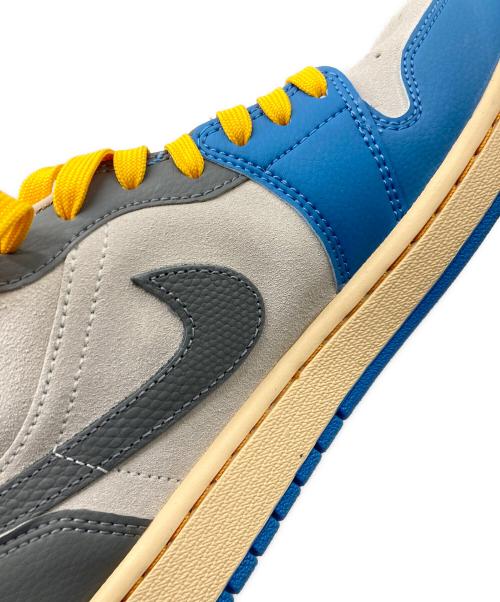 NIKE（ナイキ）NIKE (ナイキ) AIR JORDAN 1 LOW SE ブルー×グレー サイズ:28cmの古着・服飾アイテム