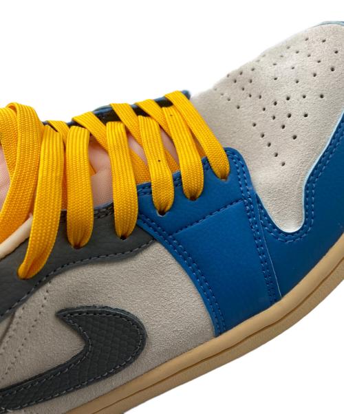 NIKE（ナイキ）NIKE (ナイキ) AIR JORDAN 1 LOW SE ブルー×グレー サイズ:28cmの古着・服飾アイテム