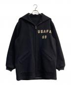USAFAUSAFA）の古着「60’sカデットコート　SIDRAN SPORTSWEAR Inc. HANEY TALONジップ」｜ネイビー