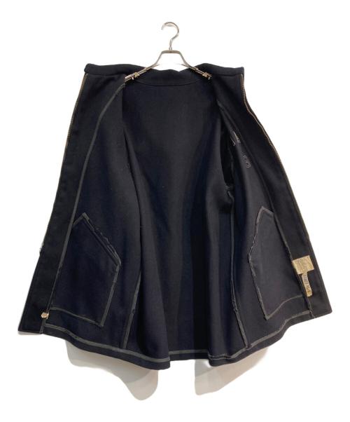 USAFA（USAFA）USAFA (USAFA) 60’sカデットコート　SIDRAN SPORTSWEAR Inc. HANEY TALONジップ ネイビー サイズ:Mの古着・服飾アイテム