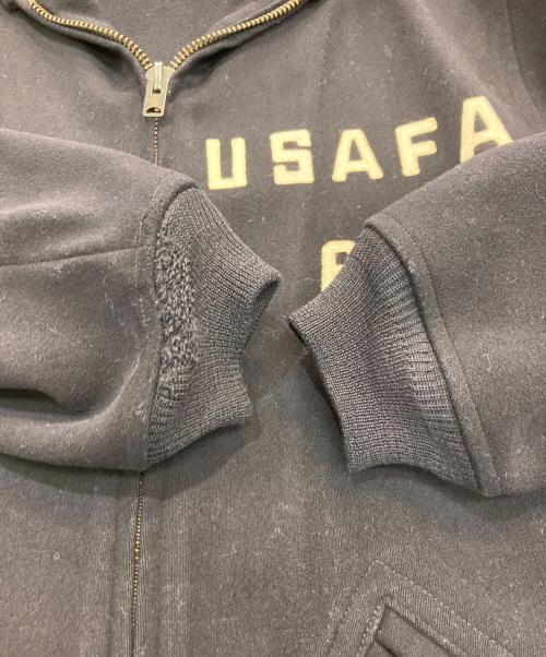 USAFA（USAFA）USAFA (USAFA) 60’sカデットコート　SIDRAN SPORTSWEAR Inc. HANEY TALONジップ ネイビー サイズ:Mの古着・服飾アイテム