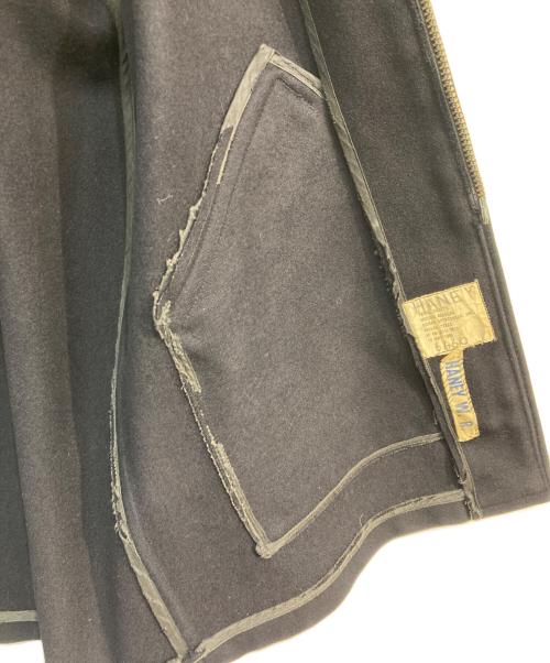 USAFA（USAFA）USAFA (USAFA) 60’sカデットコート　SIDRAN SPORTSWEAR Inc. HANEY TALONジップ ネイビー サイズ:Mの古着・服飾アイテム