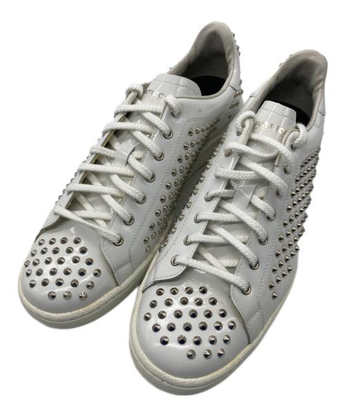 PATRICK（パトリック）PATRICK (パトリック) sakayori (サカヨリ) スタッズローカットスニーカー ホワイト サイズ:44の古着・服飾アイテム