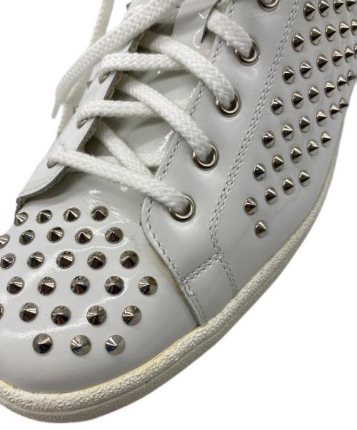 PATRICK（パトリック）PATRICK (パトリック) sakayori (サカヨリ) スタッズローカットスニーカー ホワイト サイズ:44の古着・服飾アイテム