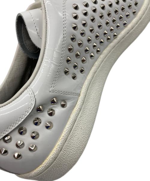 PATRICK（パトリック）PATRICK (パトリック) sakayori (サカヨリ) スタッズローカットスニーカー ホワイト サイズ:44の古着・服飾アイテム
