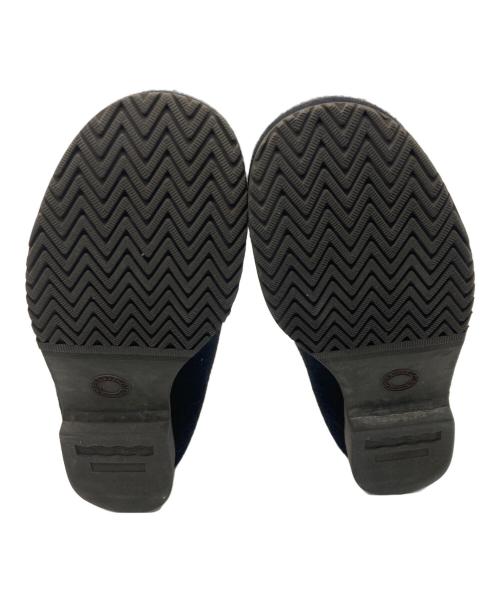 DRIES VAN NOTEN（ドリスヴァンノッテン）DRIES VAN NOTEN (ドリスヴァンノッテン) フェルトスリッポン ブラック サイズ:43の古着・服飾アイテム