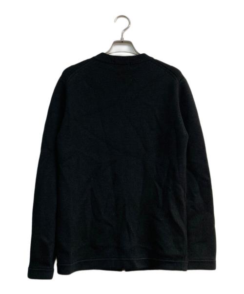 BURBERRY BLACK LABEL（バーバリーブラックレーベル）BURBERRY BLACK LABEL (バーバリーブラックレーベル) ジップアップニットジャケット ブラック サイズ:2の古着・服飾アイテム