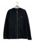 BURBERRY BLACK LABEL（バーバリーブラックレーベル）の古着「ジップアップニットジャケット」｜ブラック
