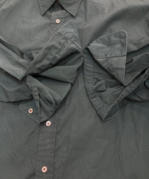 Graphpaper（グラフペーパー）Graphpaper (グラフペーパー) High Count Regular Collar Shirt　GM233-50030C グリーン サイズ:Freeの古着・服飾アイテム