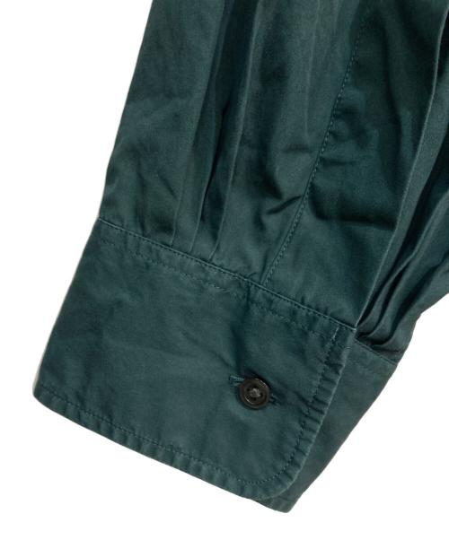 Graphpaper（グラフペーパー）Graphpaper (グラフペーパー) High Count Regular Collar Shirt　GM233-50030C グリーン サイズ:Freeの古着・服飾アイテム