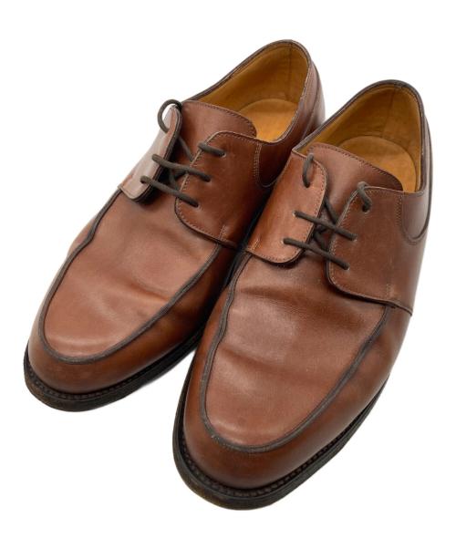 JOHN LOBB（ジョンロブ）JOHN LOBB (ジョンロブ) Uチップレザーシューズ ブラウン サイズ: 8 1/2 EEの古着・服飾アイテム