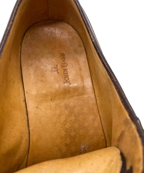 JOHN LOBB（ジョンロブ）JOHN LOBB (ジョンロブ) Uチップレザーシューズ ブラウン サイズ: 8 1/2 EEの古着・服飾アイテム