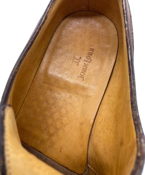 JOHN LOBB（ジョンロブ）JOHN LOBB (ジョンロブ) Uチップレザーシューズ ブラウン サイズ: 8 1/2 EEの古着・服飾アイテム